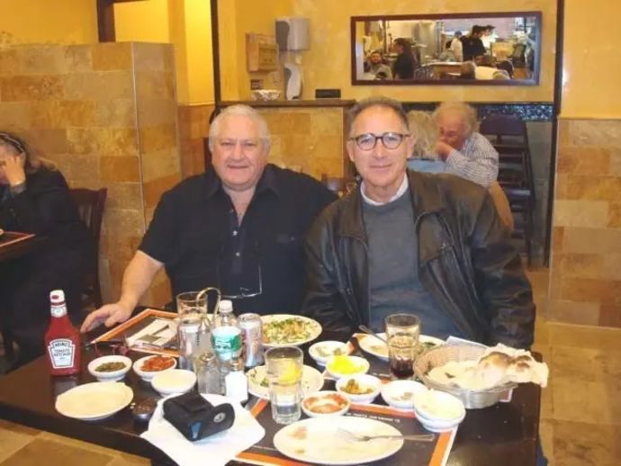 אמנון אהרונסקינד עם גיורא שפיגל