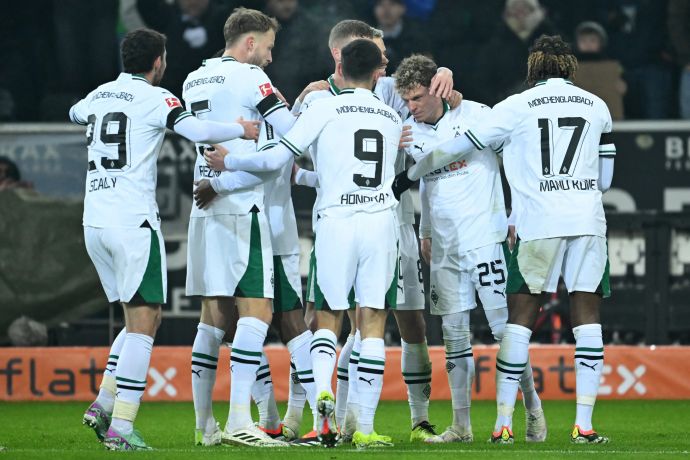 שחקני בורוסיה מנשנגלדבאך חוגגים