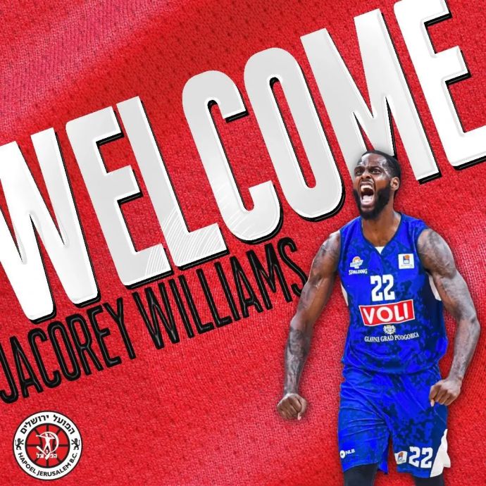 שחקן הפועל ירושלים ג'קורי וויליאמס