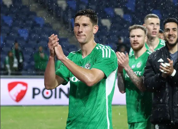 גוני נאור שחקן מכבי חיפה מודה לקהל