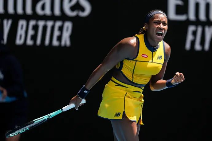 הטניסאית האמריקאית קוקו גוף