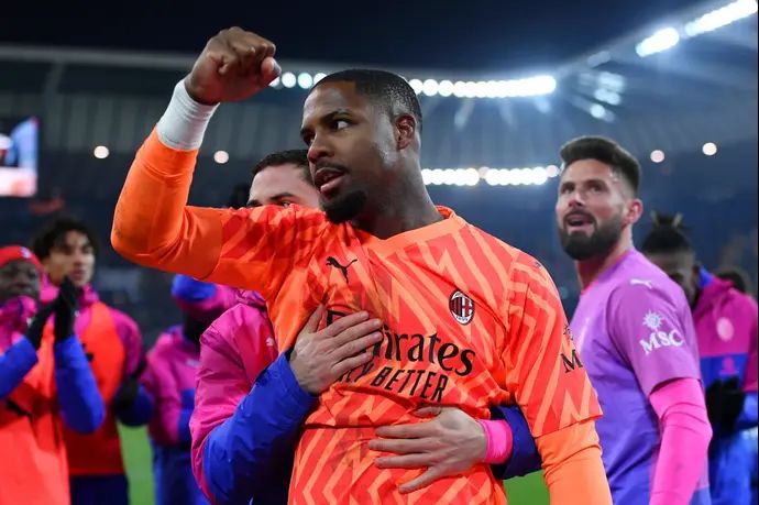 מייק מניאן, שוער מילאן