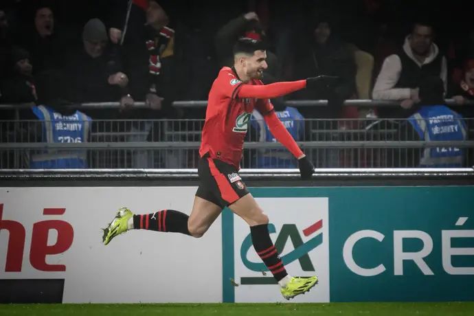 מרטן טרייה שחקן ראן חוגג שער