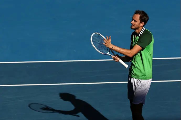 הטניסאי הרוסי דניל מדבדב