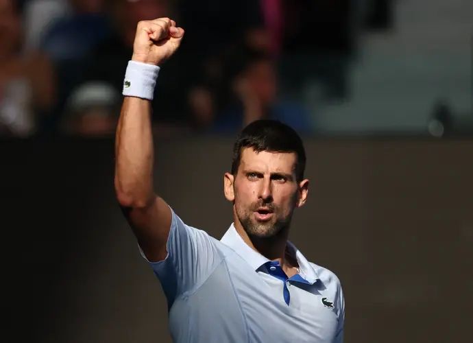 הטניסאי הסרבי נובאק ג'וקוביץ'