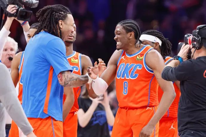 שחקני אוקלהומה סיטי ת'אנדר ג'יילן וויליאמס, ג'יילין וויליאמס