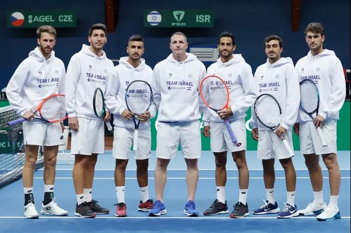 נבחרת הדייויס של ישראל מתכוננת למשחקים מול צ'כיה