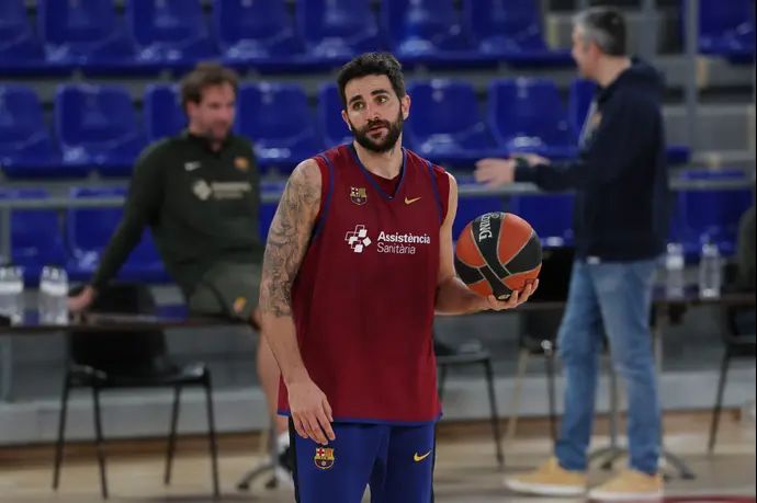 ריקי רוביו באימון ברצלונה