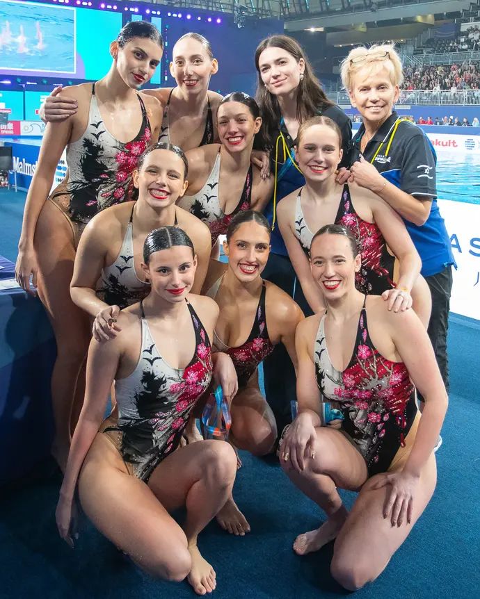 נבחרת השחייה האומנותית של ישראל באליפות העולם בקטאר