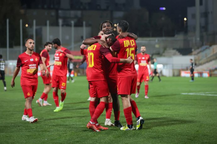 שחקני מ.ס. אשדוד חוגגים