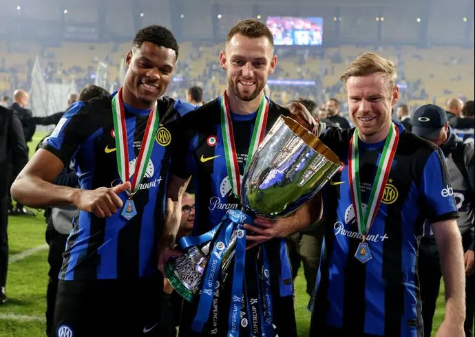 סטפן דה פריי, דנזל דאמפריס, דייבי קלאסן, שחקני אינטר