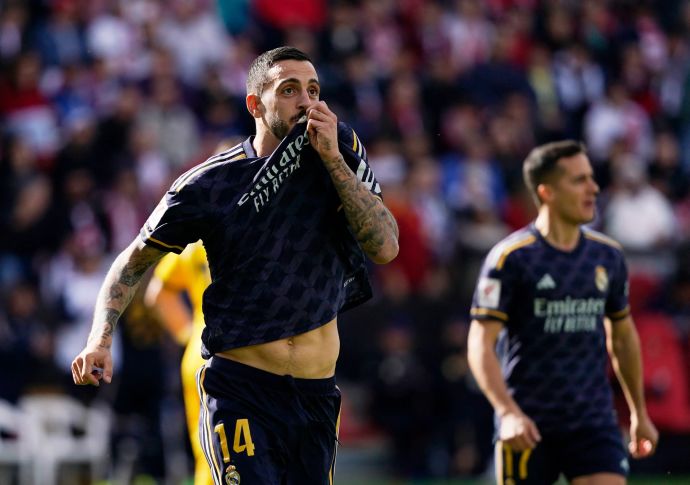 חוסלו, שחקן ריאל מדריד חוגג