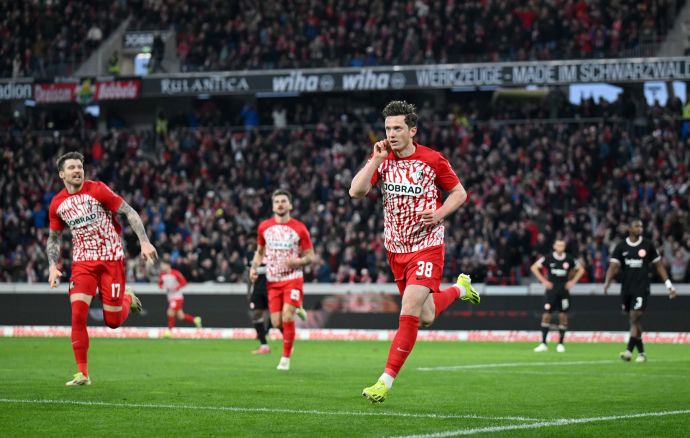 מיכאל גרגוריטש, שחקן פרייבורג חוגג