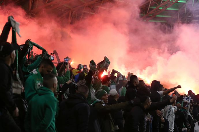 אוהדי מכבי חיפה בדרבי