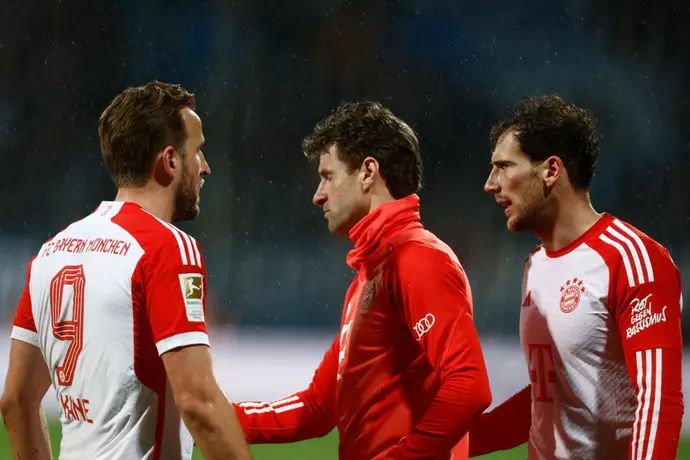 שחקני באיירן מינכן לאון גורצקה, תומאס מולר, הארי קיין