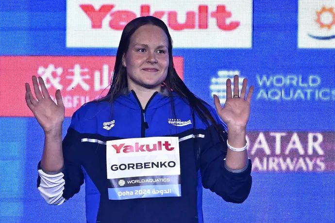 אנסטסיה גורבנקו, שחיינית ישראלית אחרי מדליית כסף היסטורית באליפות העולם בקטאר