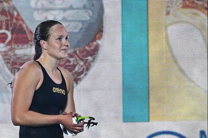 אנסטסיה גורבנקו, שחיינית ישראלית אחרי מדליית כסף היסטורית בקטאר באליפות העולם