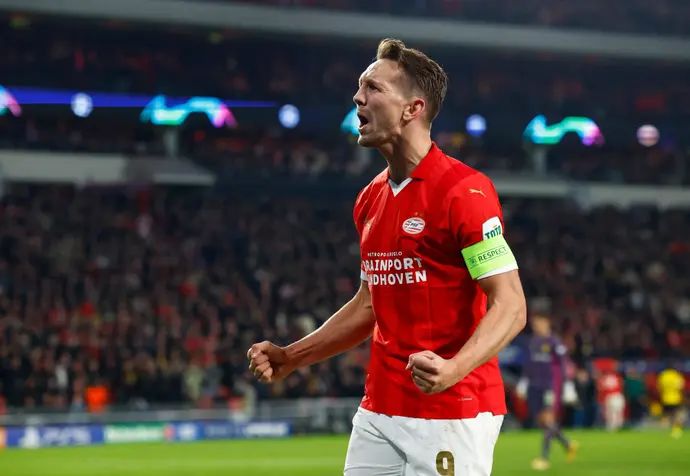 לוק דה יונג פ.ס.וו איינדהובן חוגג