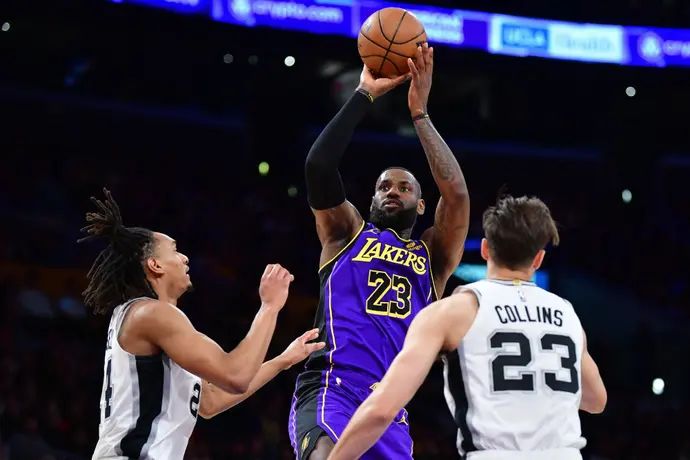 לברון ג'יימס לוס אנג'לס לייקרס