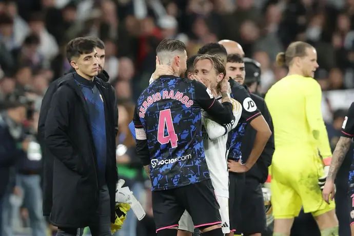 לוקה מודריץ', ריאל מדריד, לצד סרחיו ראמוס, סביליה