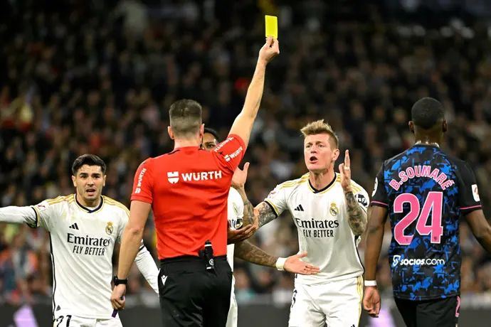 קשר ריאל מדריד טוני קרוס זועם על השופט