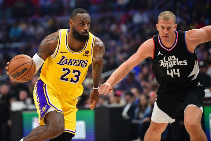 לברון ג'יימס לוס אנג'לס לייקרס