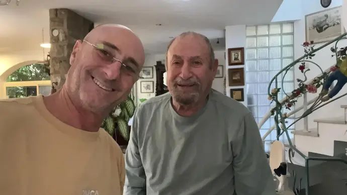 רונן רוקמן עם אביב ארנון רוקמן