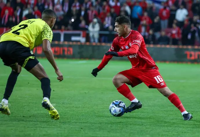 אמיר גנאח הפועל באר שבע מול בית"ר ירושלים