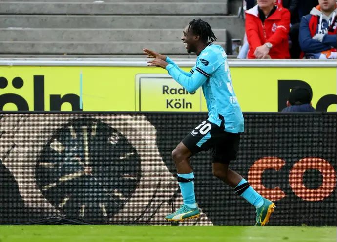 ג'רמי פרימפונג באייר לברקוזן חוגג