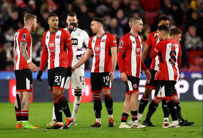 שחקני שפילד יונייטד מאוכזבים