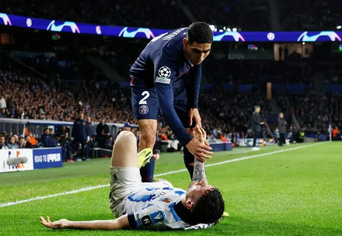 אשרף חכימי, מגן פריז סן ז'רמן