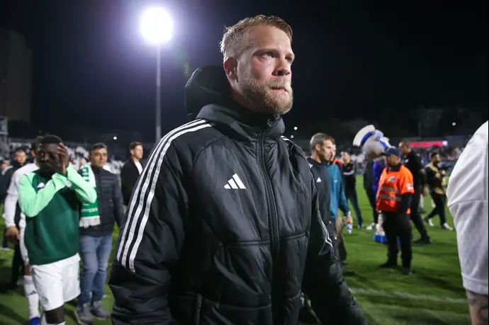 דניאל סונדגרן שחקן מכבי חיפה מאוכזב