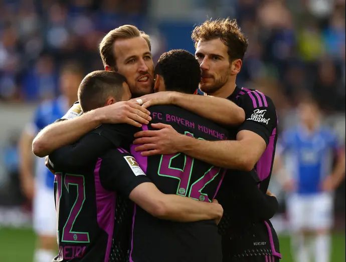 הארי קיין ושחקני באיירן מינכן