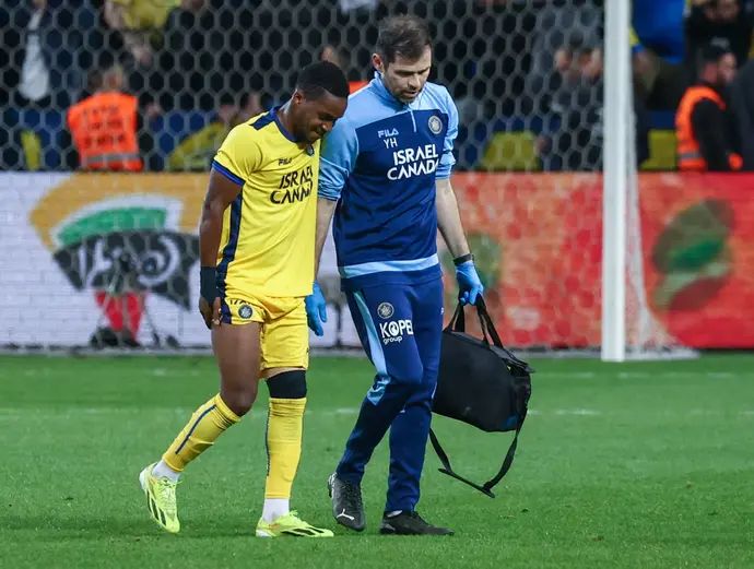 שחקן מכבי תל אביב מילסון פצוע