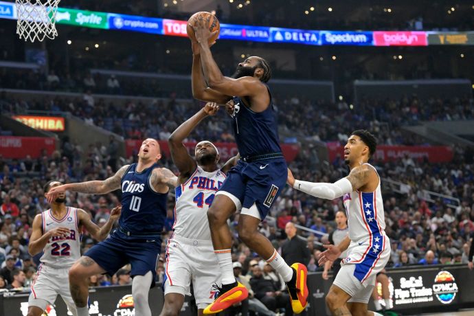 ג'יימס הארדן ל.א קליפרס מול פילדלפיה