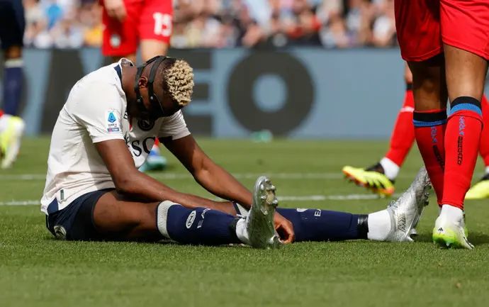 ויקטור אוסימן שחקן נאפולי מאוכזב