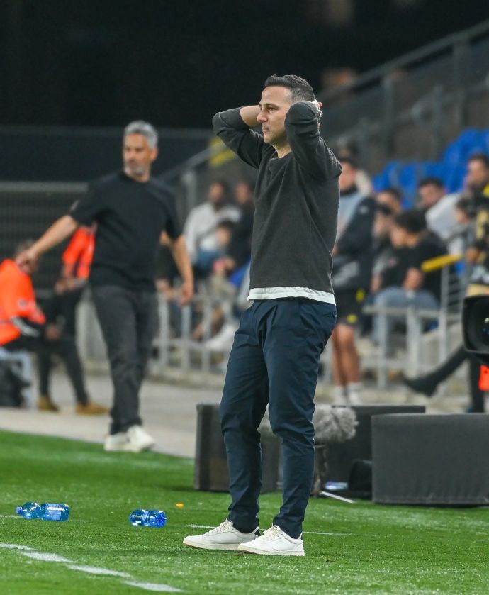 גיא צרפתי מאמן מכבי נתניה מאוכזב