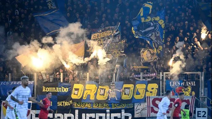 אוהדי זארבריקן בחצי גמר הגביע הגרמני