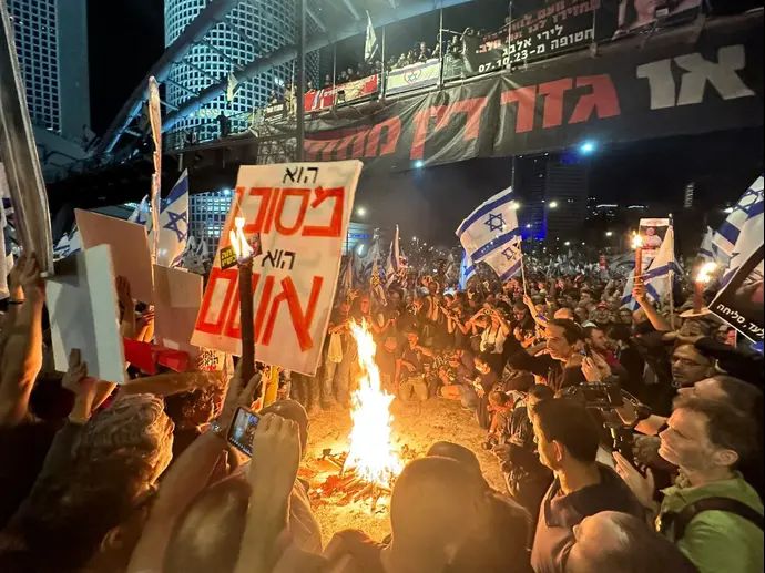 לאחר חצי שנה מחאת קפלן מתחדשת  06 באפריל 2024