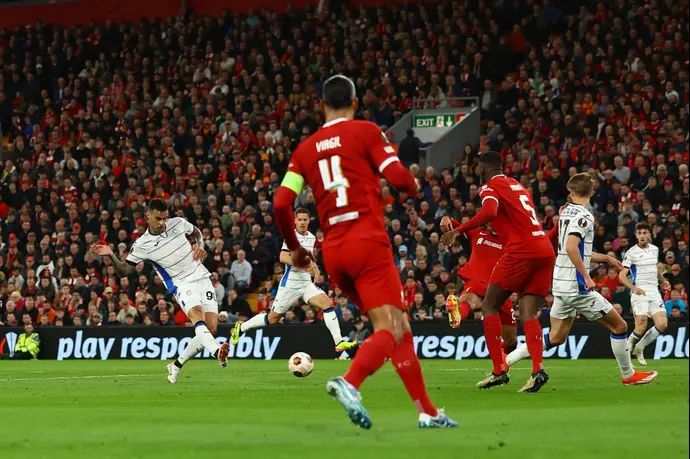 ג'אנלוקה סקמאקה אטאלנטה כובש מול ליברפול