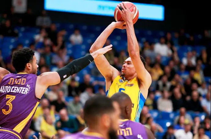 ווייד בולדווין מכבי תל אביב נגד הפועל חולון