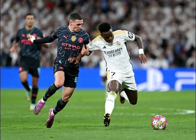 ויניסיוס ג'וניור מול פיל פודן, ריאל מדריד נגד מנצ'סטר סיטי