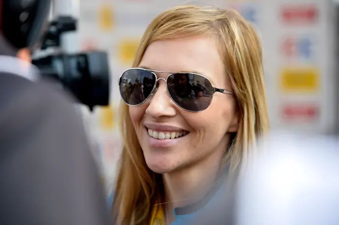 מישל פרום, אשתו של רוכב האופניים כריס פרום