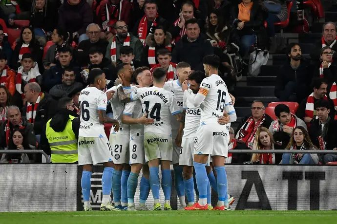 שחקני ג'ירונה חוגגים