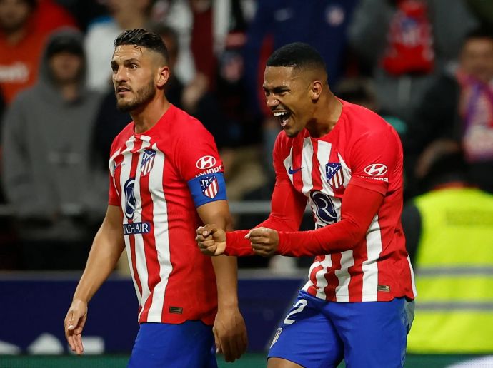 סמואל לינו חוגג שער לזכות אתלטיקו מדריד