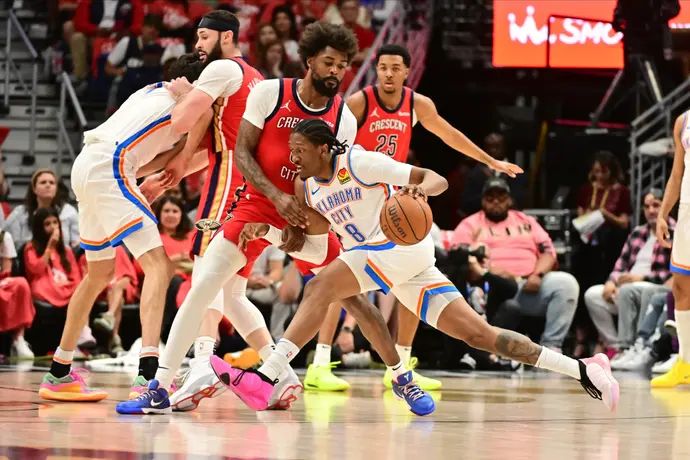 ג'יילן וויליאמס, אוקלהומה סיטי ת'אנדר מול ניו אורלינס