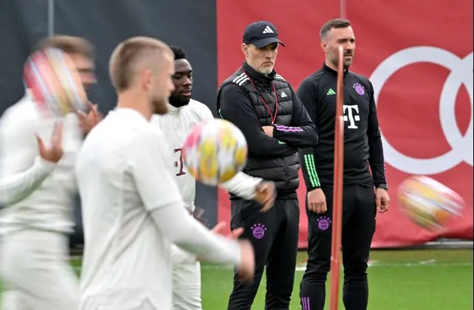 מאמן באיירן מינכן תומאס טוכל באימון