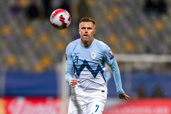 יוסיפ איליצ'יץ' במדי נבחרת סלובניה, אוקטובר 2021