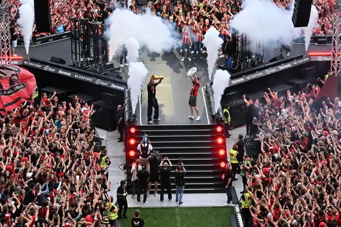 חגיגות הדאבל של באייר לברקוזן