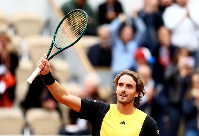 סטפנוס ציציפאס רולאן גארוס